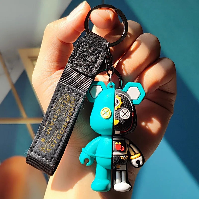 Mechanical Bear Keychain