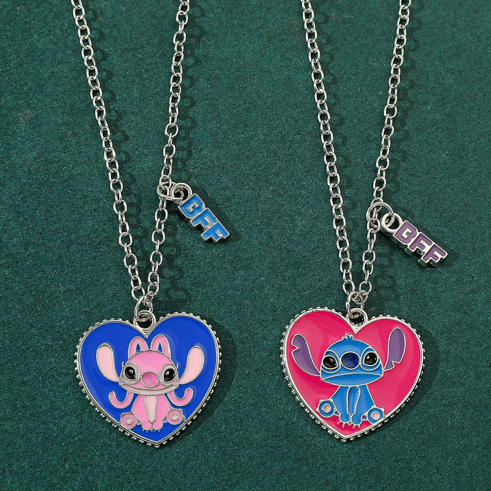 Stich Heart Bestfriends Necklace