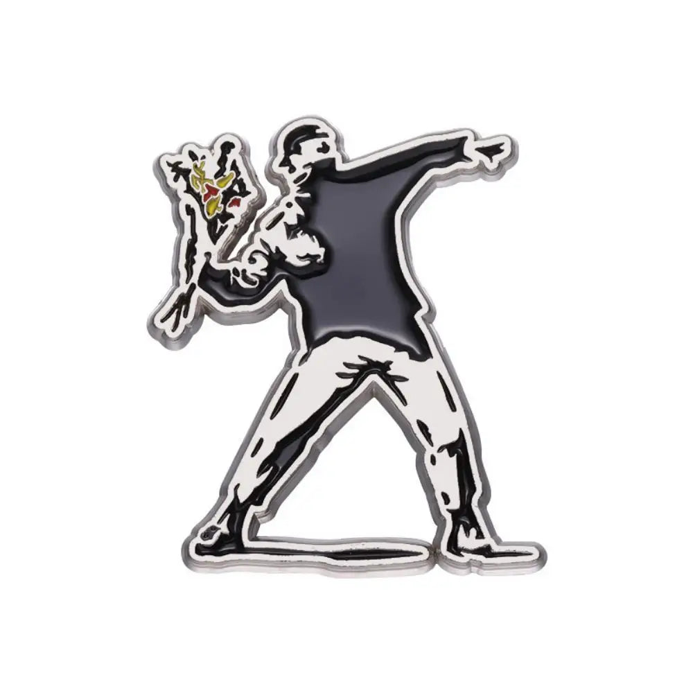 Classic Banksy Art Design Pin