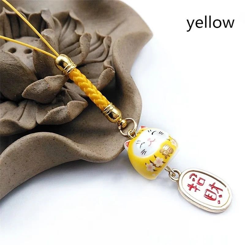 Japanese Lucky Cat Keychain