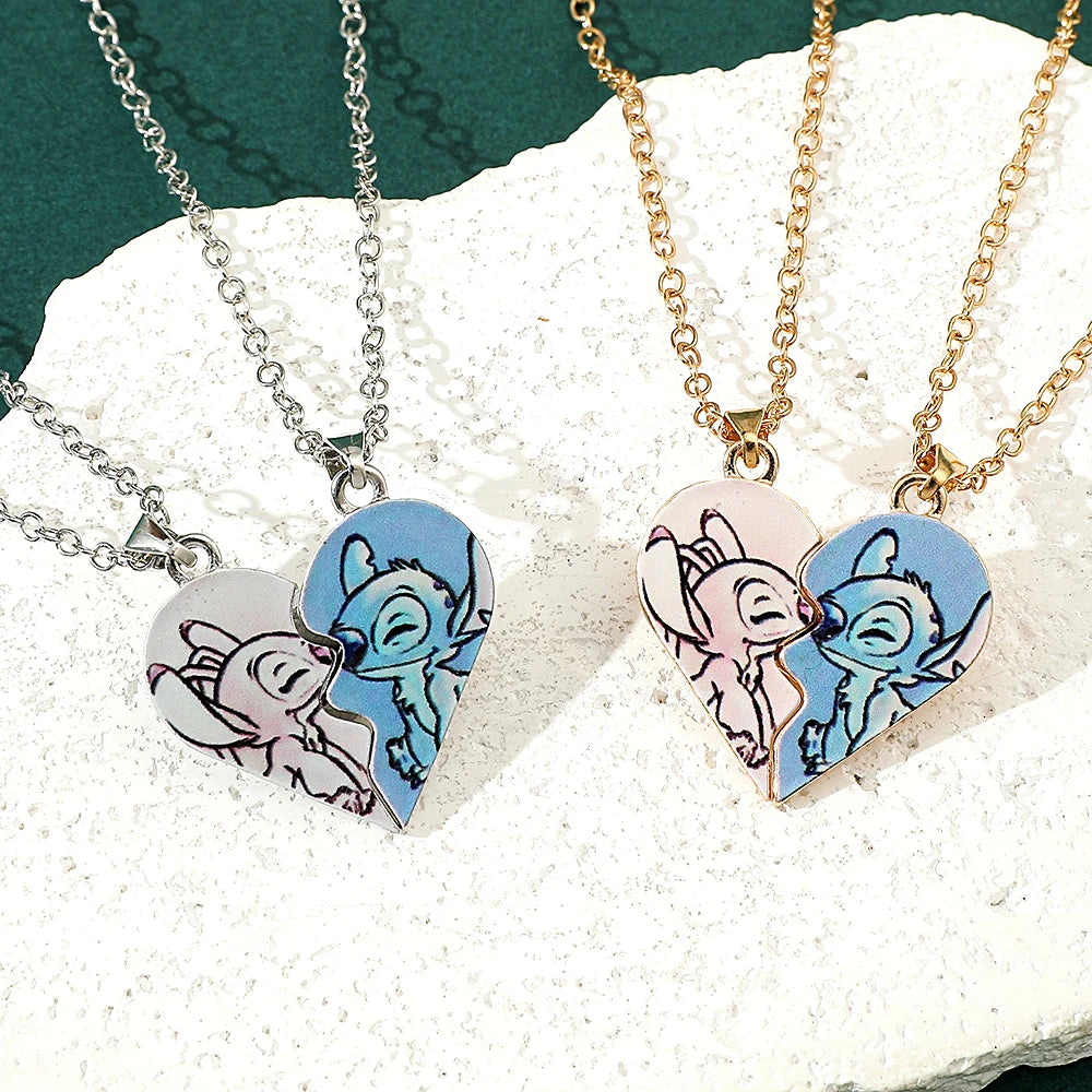 Stich Heart Bestfriends Necklace
