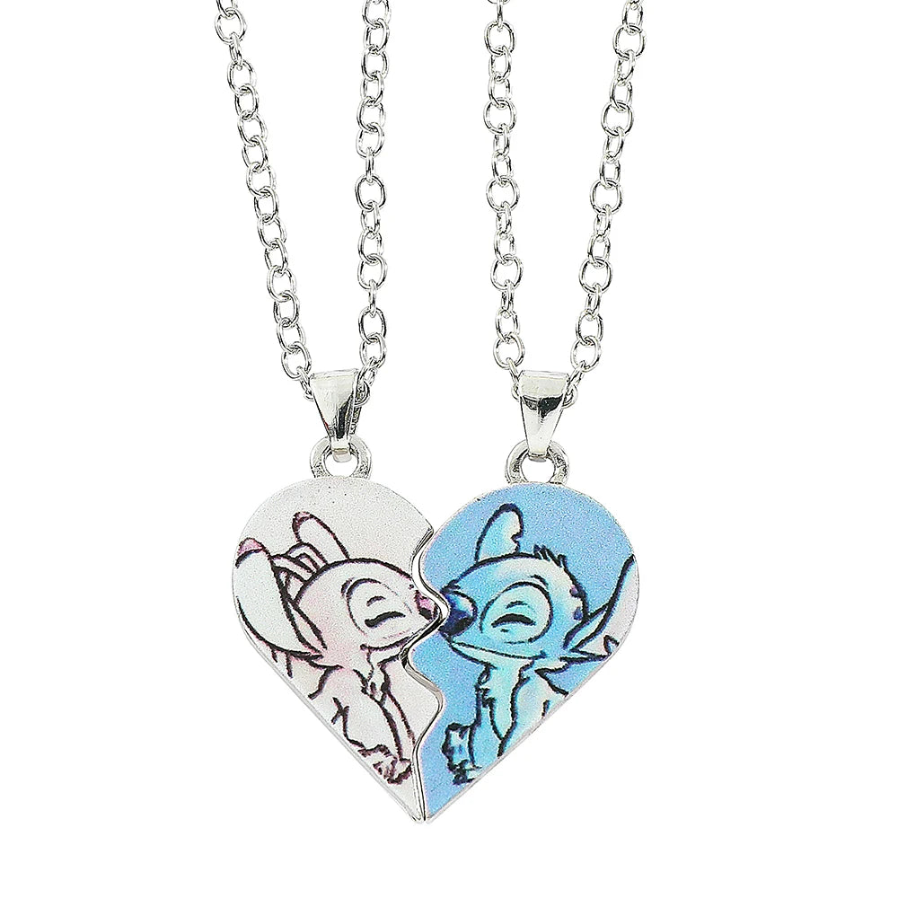 Stich Heart Bestfriends Necklace