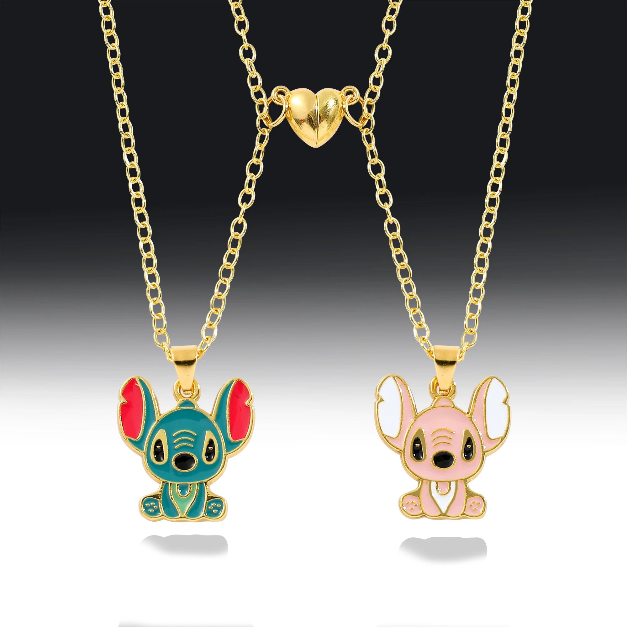 Stich Heart Bestfriends Necklace