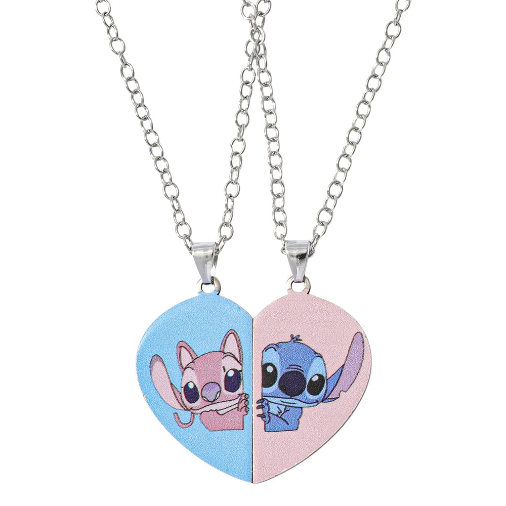 Stich Heart Bestfriends Necklace