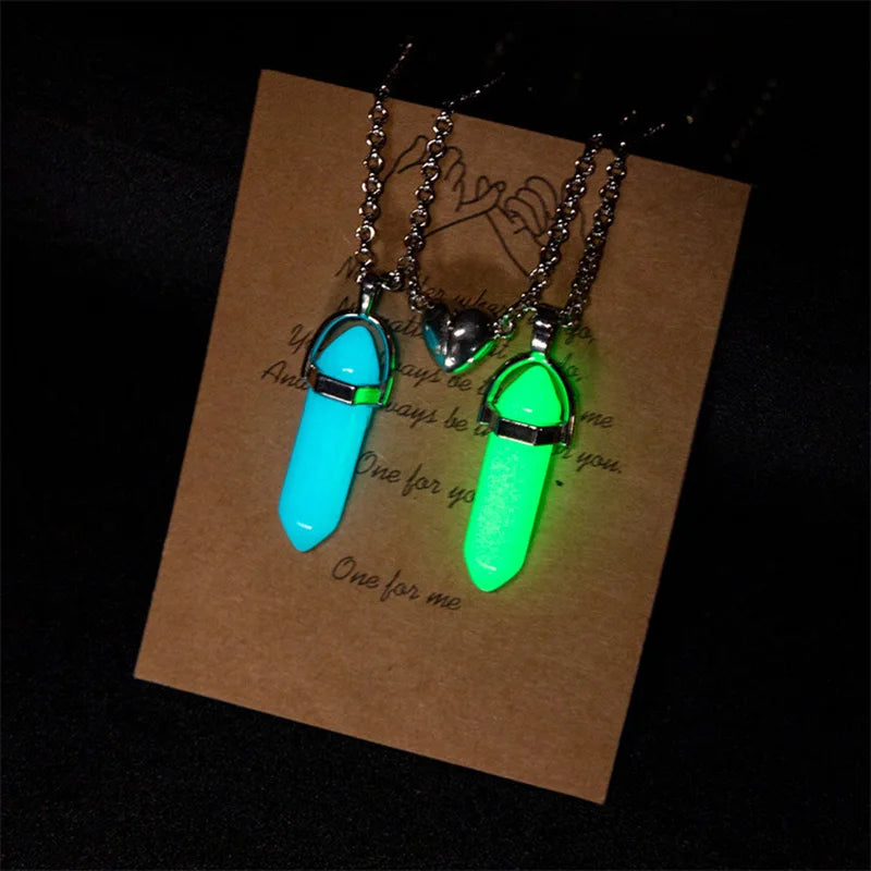 Sun and Moon Matching Magnetic Necklace