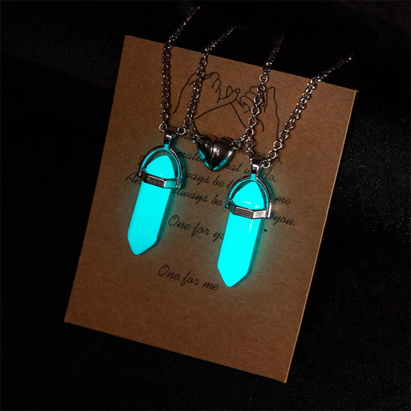 Sun and Moon Matching Magnetic Necklace
