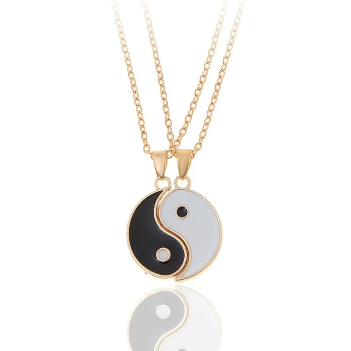 Tai Chi Yin Yang Matching Necklaces