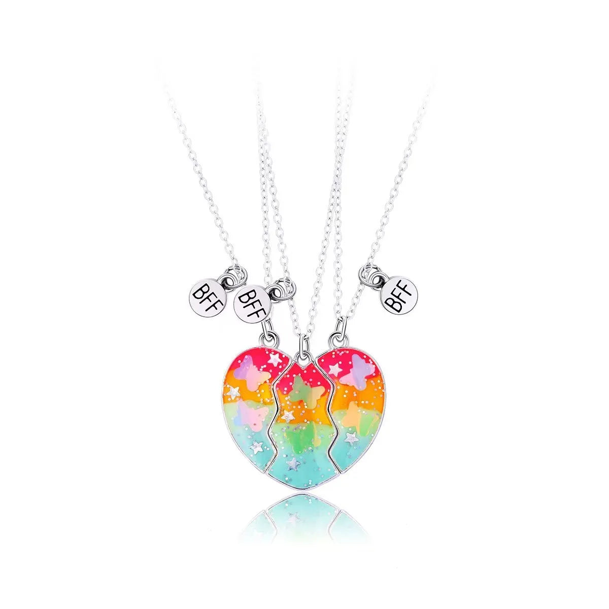 Magnetic Heart Best Friends Pendant/Necklace