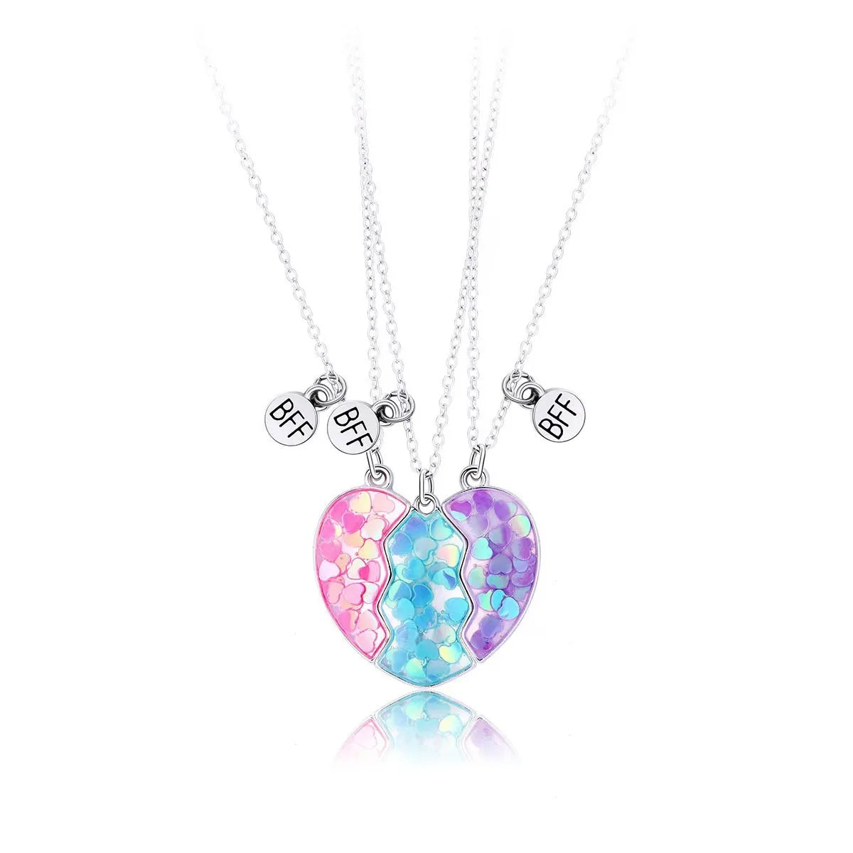 Magnetic Heart Best Friends Pendant/Necklace