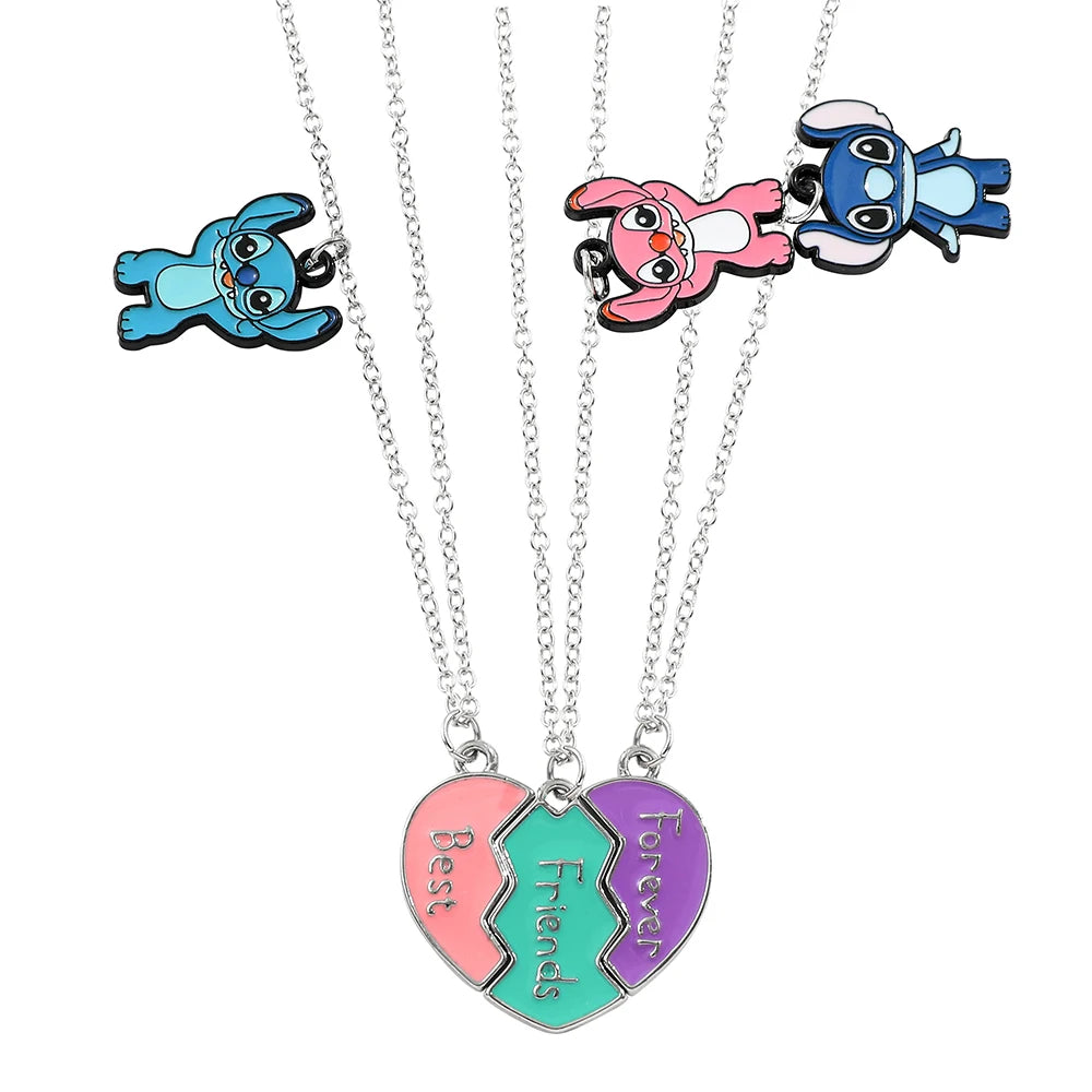 Stich Heart Bestfriends Necklace