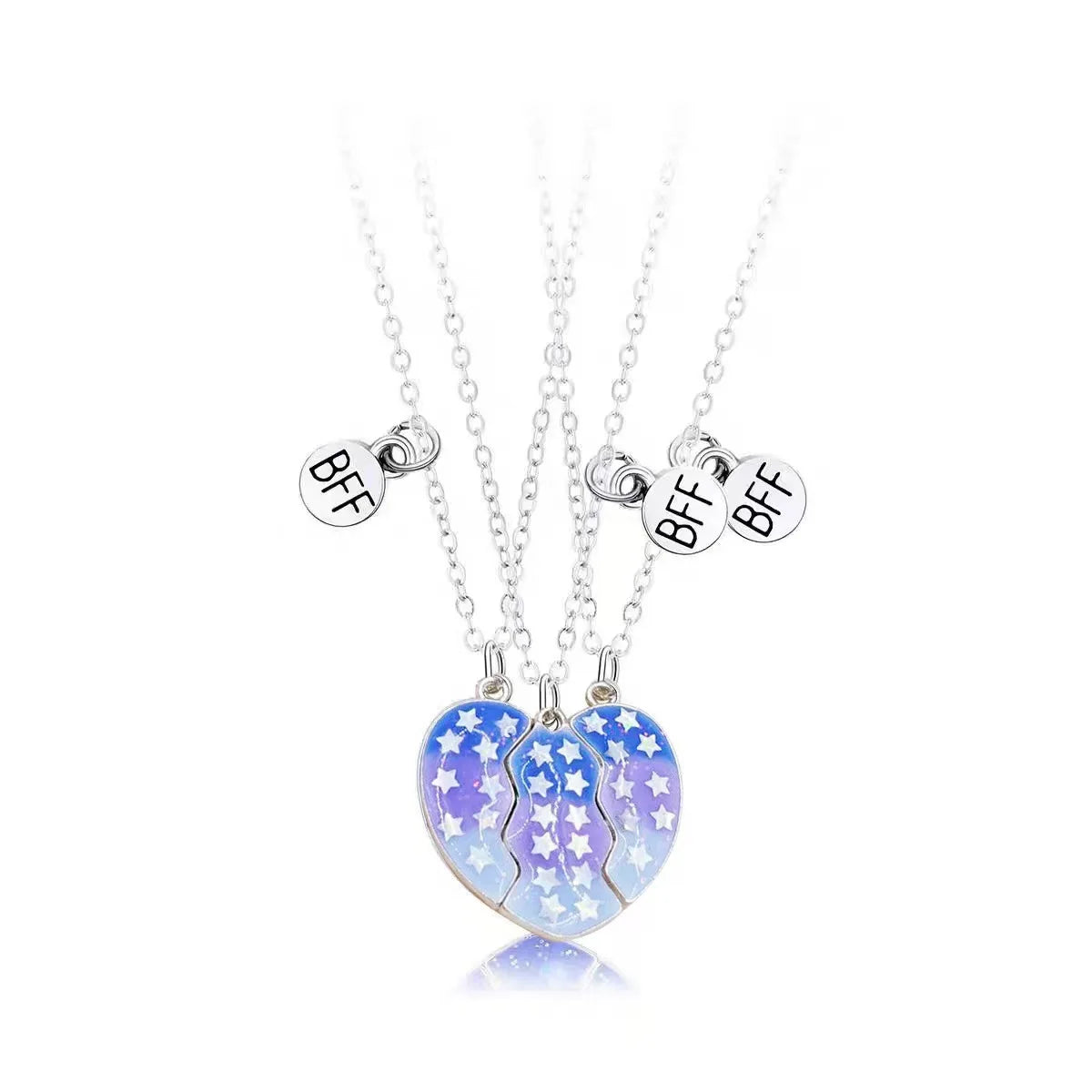 Magnetic Heart Best Friends Pendant/Necklace