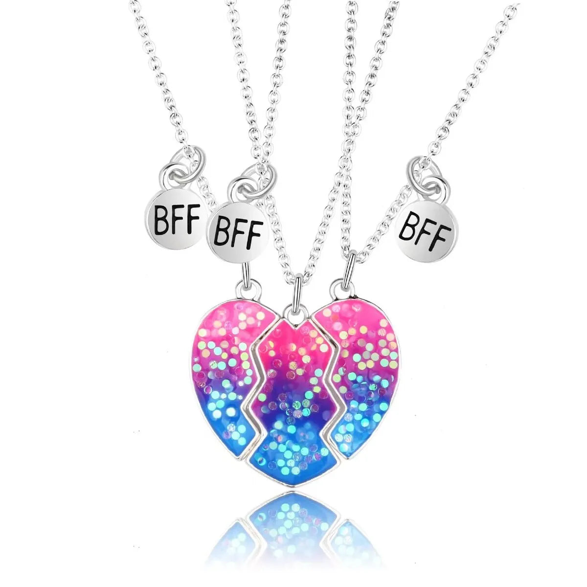 Magnetic Heart Best Friends Pendant/Necklace