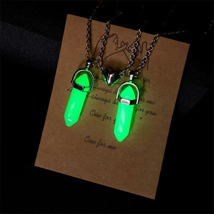 Sun and Moon Matching Magnetic Necklace