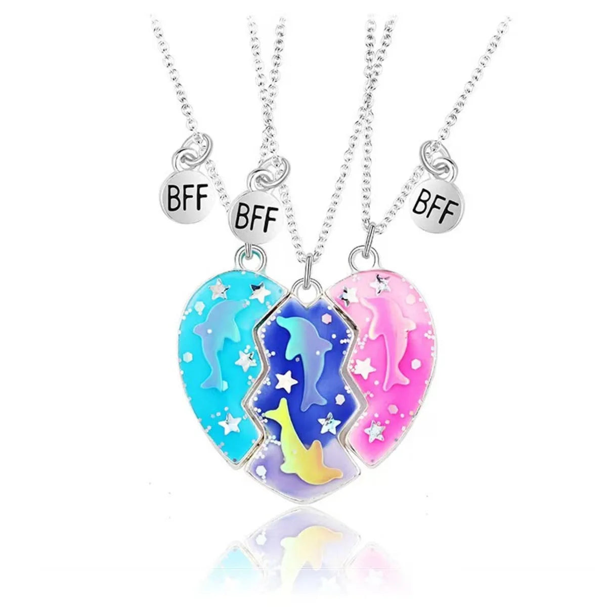 Magnetic Heart Best Friends Pendant/Necklace