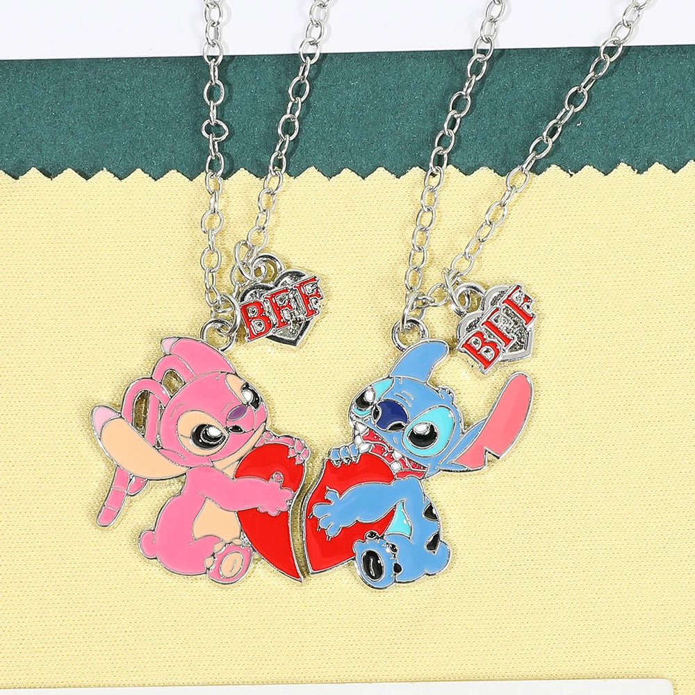 Stich Heart Bestfriends Necklace