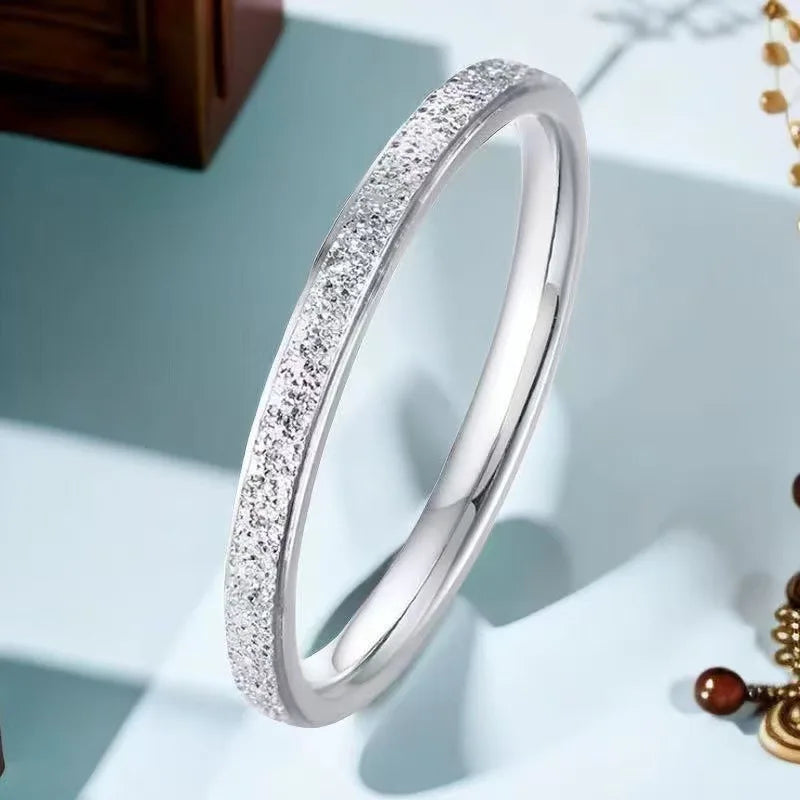 ZAKOL 2mm Width Stainless Steel Ring