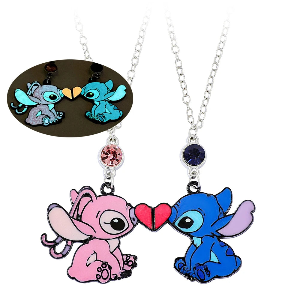 Stich Heart Bestfriends Necklace