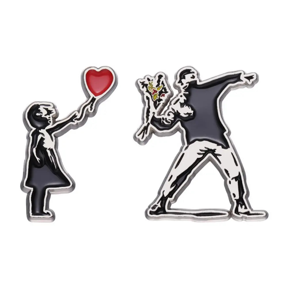 Classic Banksy Art Design Pin
