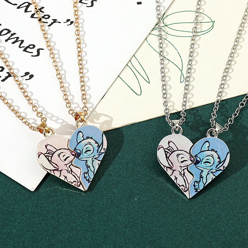 Stich Heart Bestfriends Necklace