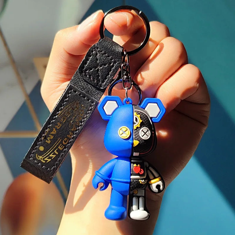Mechanical Bear Keychain