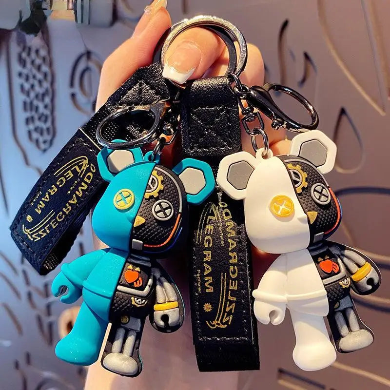 Mechanical Bear Keychain