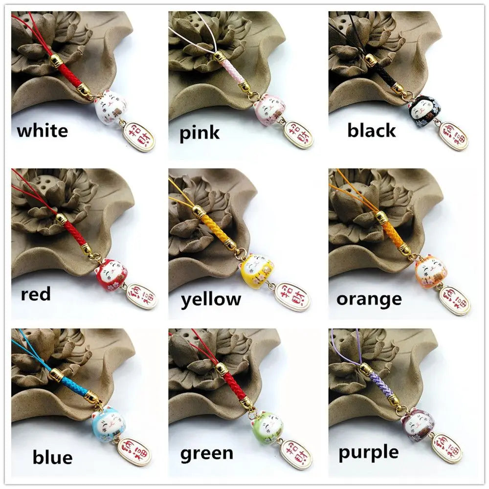 Japanese Lucky Cat Keychain