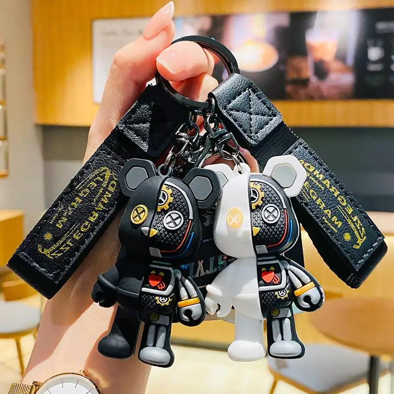 Mechanical Bear Keychain