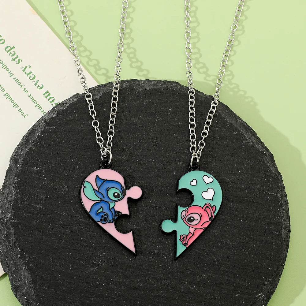 Stich Heart Bestfriends Necklace