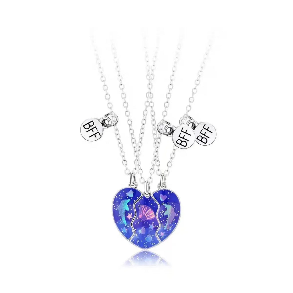 Magnetic Heart Best Friends Pendant/Necklace