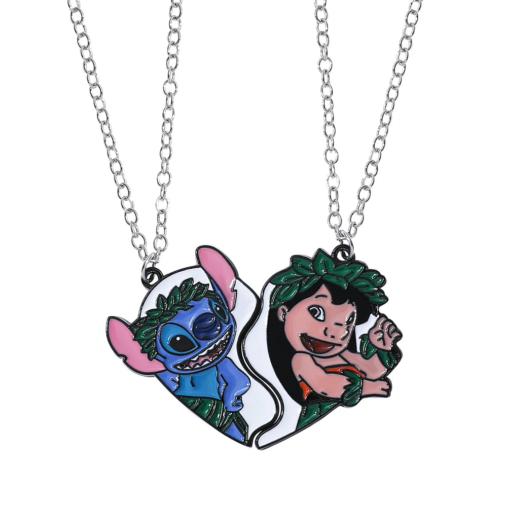 Stich Heart Bestfriends Necklace