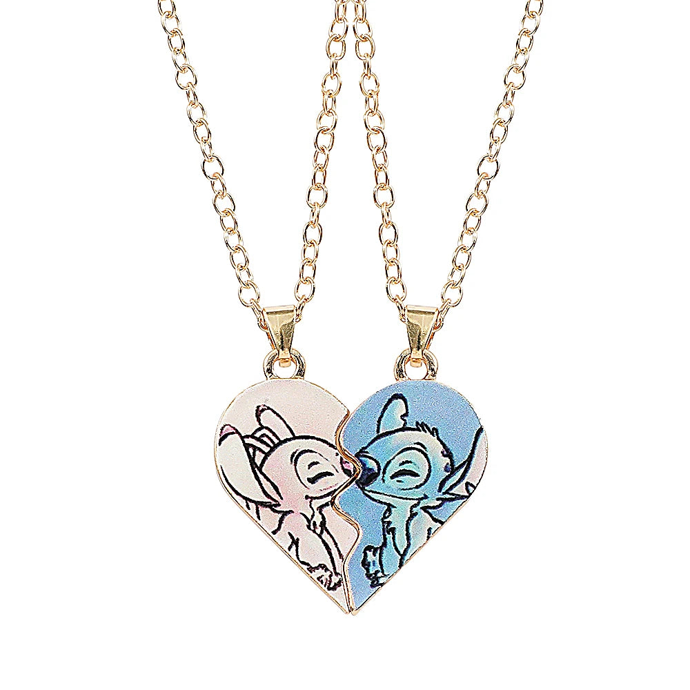 Stich Heart Bestfriends Necklace