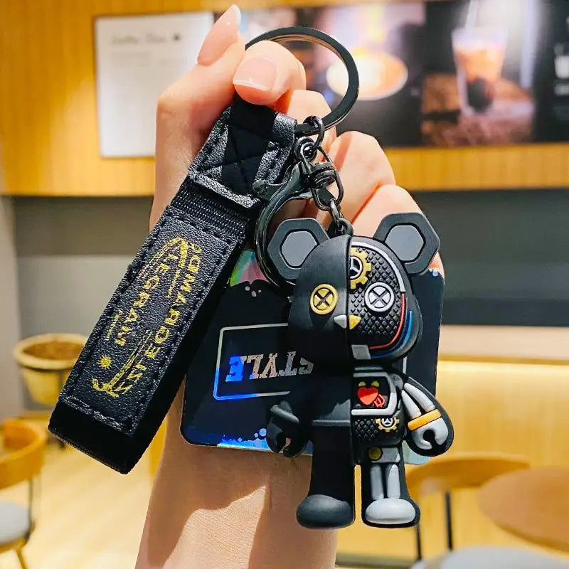 Mechanical Bear Keychain