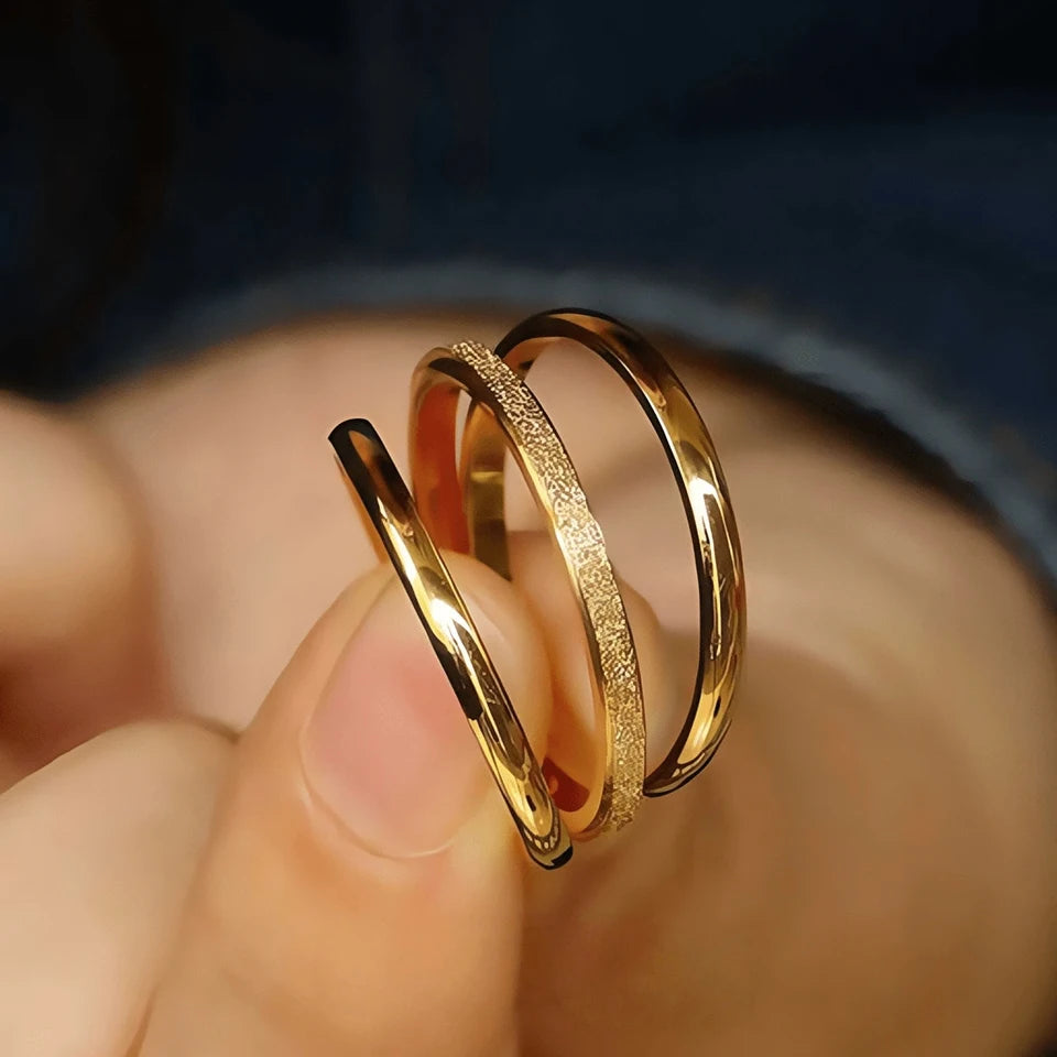 ZAKOL 2mm Width Stainless Steel Ring