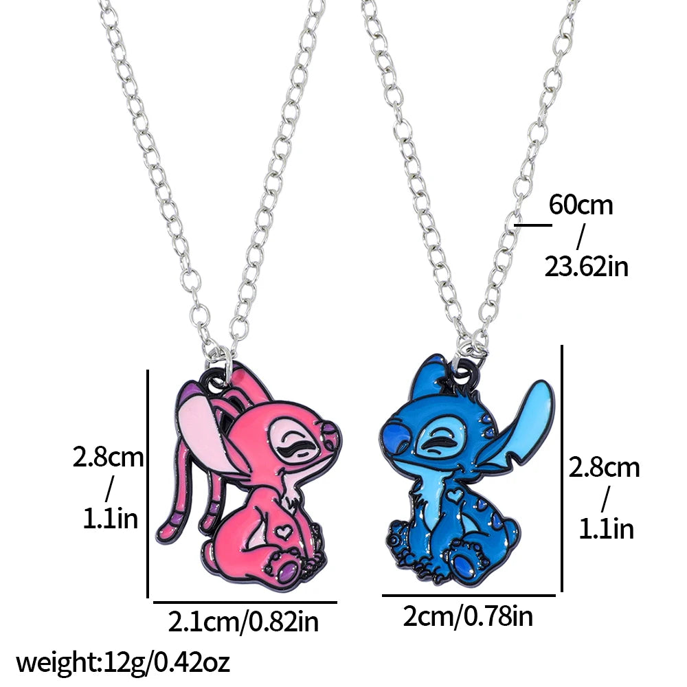 Stich Heart Bestfriends Necklace