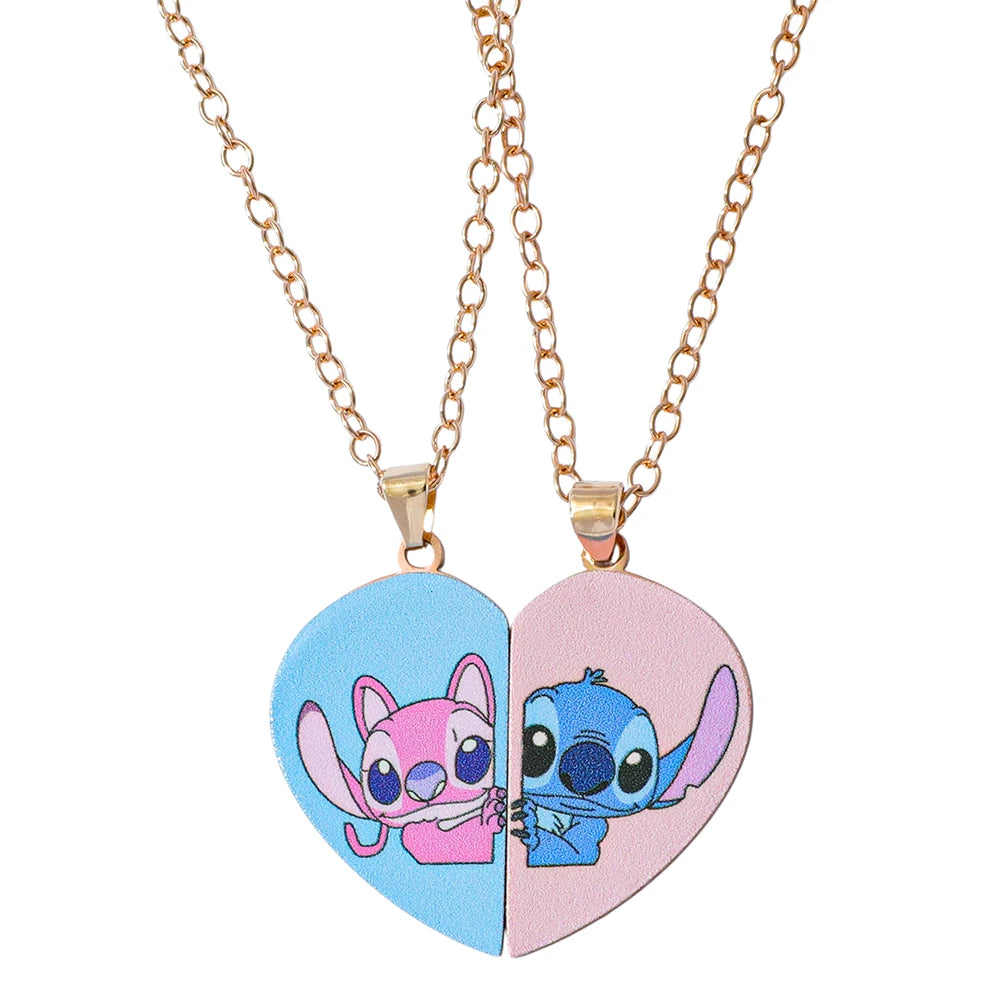 Stich Heart Bestfriends Necklace