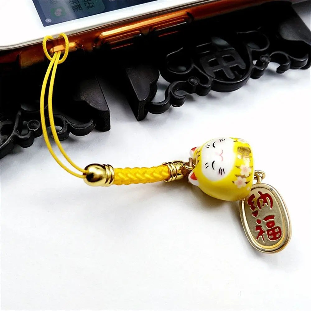 Japanese Lucky Cat Keychain
