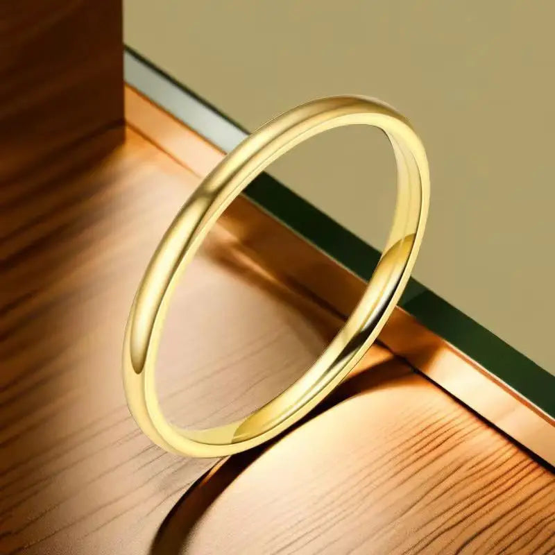 ZAKOL 2mm Width Stainless Steel Ring