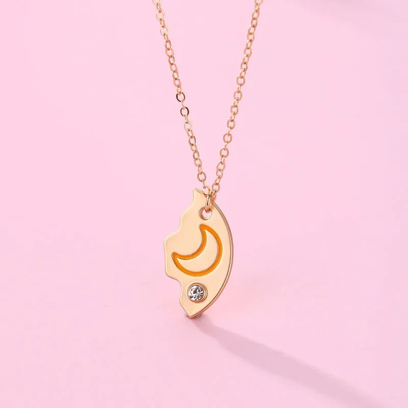 Lovecryst Sun, Moon and Star Necklace